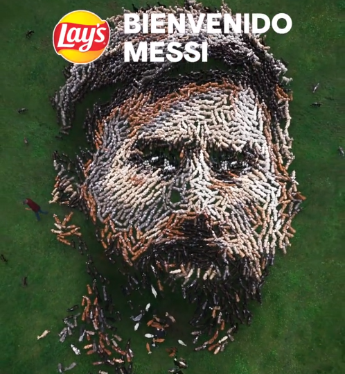 Lionel Messi's Spectacular MLS Debut Celebrated with a Unique Gesture of 808 Goats by Lay's
