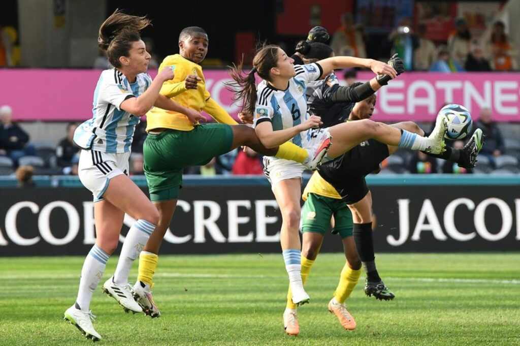 Argentina and South Africa deliver an electrifying draw in a captivating Women's World Cup clash, showcasing their passion and determination in Dunedin.