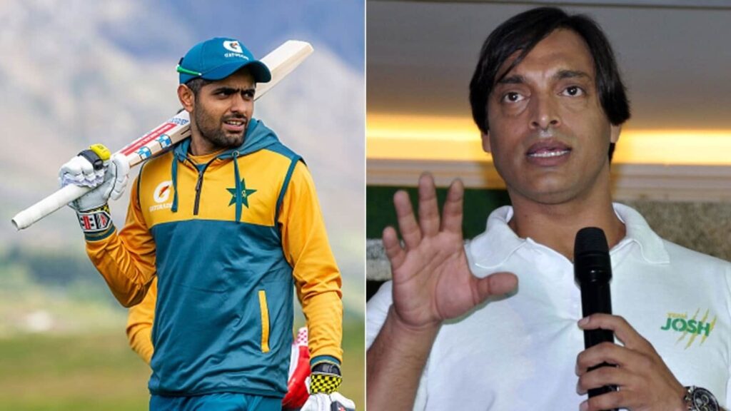 Shoaib Akhtar disappointed with ICC for excluding Babar Azam in Cricket World Cup 2023 promotional video.