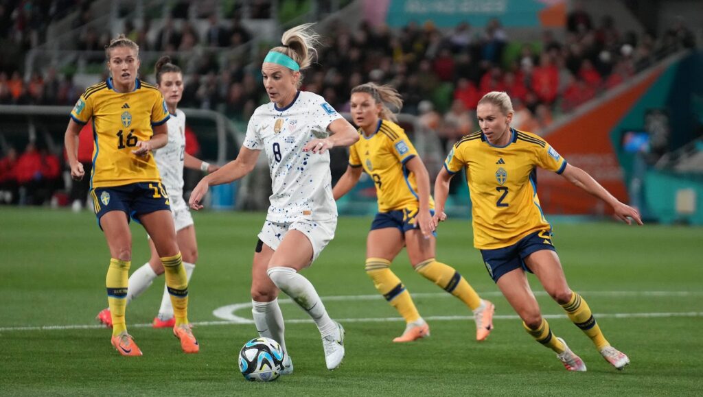 Sweden shocks the United States, eliminating them in a penalty shootout and advancing to the quarterfinals of the FIFA Women's World Cup 2023.