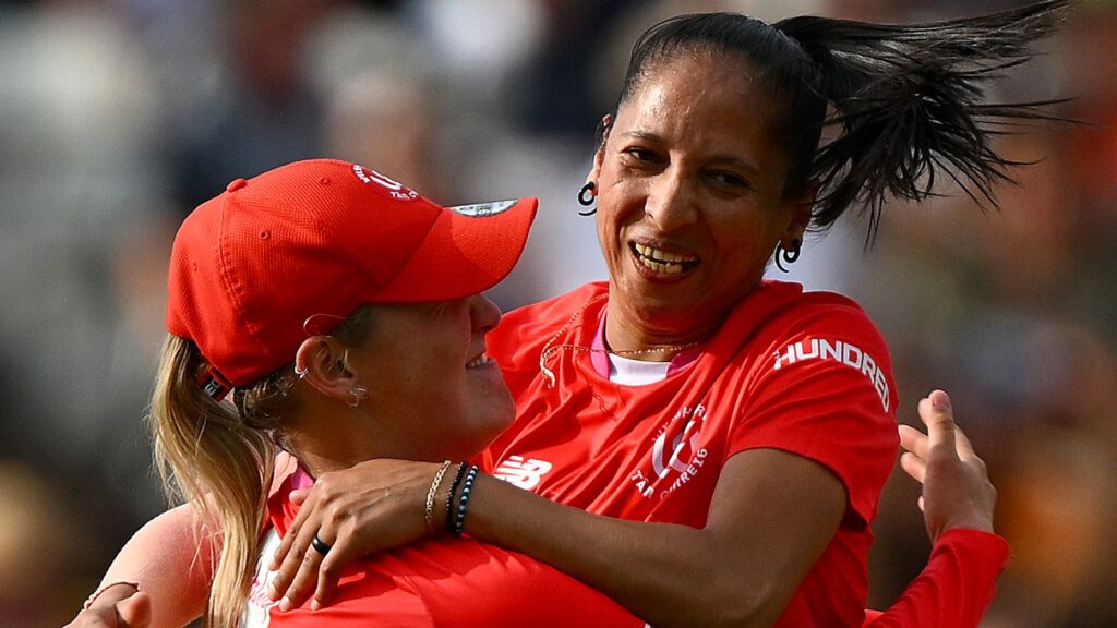 Shabnim Ismail's hat-trick seals thrilling victory for Welsh Fire Women in The Hundred Women's 2023 tournament.