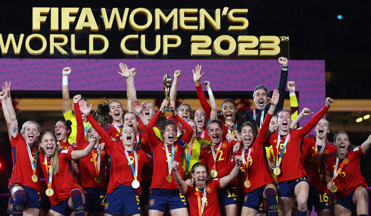 Spain's national women's team makes history with a 1-0 victory over England in the FIFA Women's World Cup final, securing their first-ever championship.